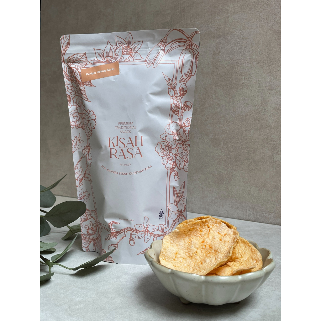 

Kisah Rasa - Keripik Udang Gurih Snack - 45gr - Halal