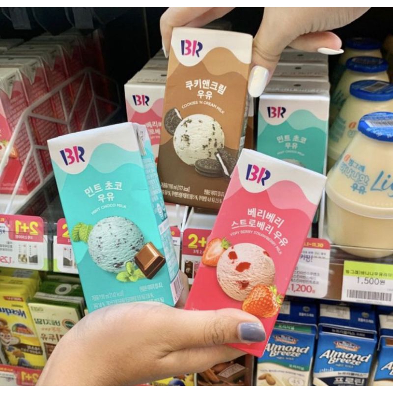 

PO KOREA Baskin Robbins Milk Susu BR