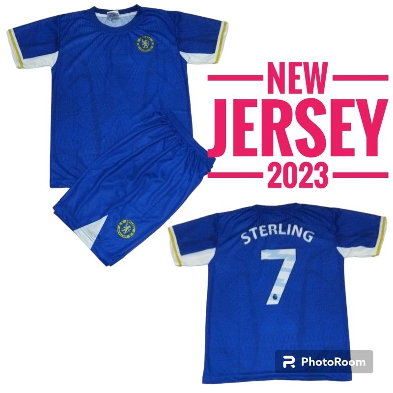 SETELAN JERSEY CHELSEA HOME UMUR 6-12 THN