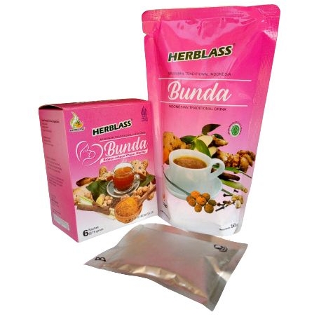 

HERBLASS Minuman Herbal Jamu Tradisional Bunda Jahe Kunyit Majakane