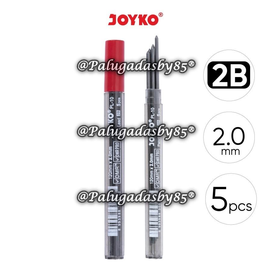 

(1 Tube) GROSIR Isi Pensil Mekanik JOYKO PL-10 2B 2.0 mm / Pencil Lead Joyko PL-10 2B 2.0 (1 Tube)