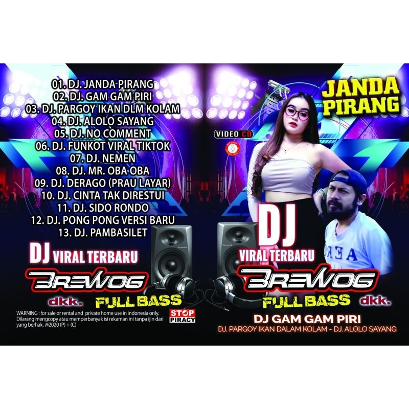 KASET VCD DJ BREWOG PANTUN JANDA