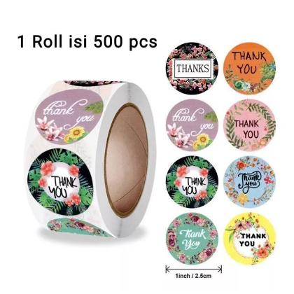 

Promo Stiker Thank You 1 Roll Isi 500 lembar Thanks Stiker Amplop Stiker Terimakasih