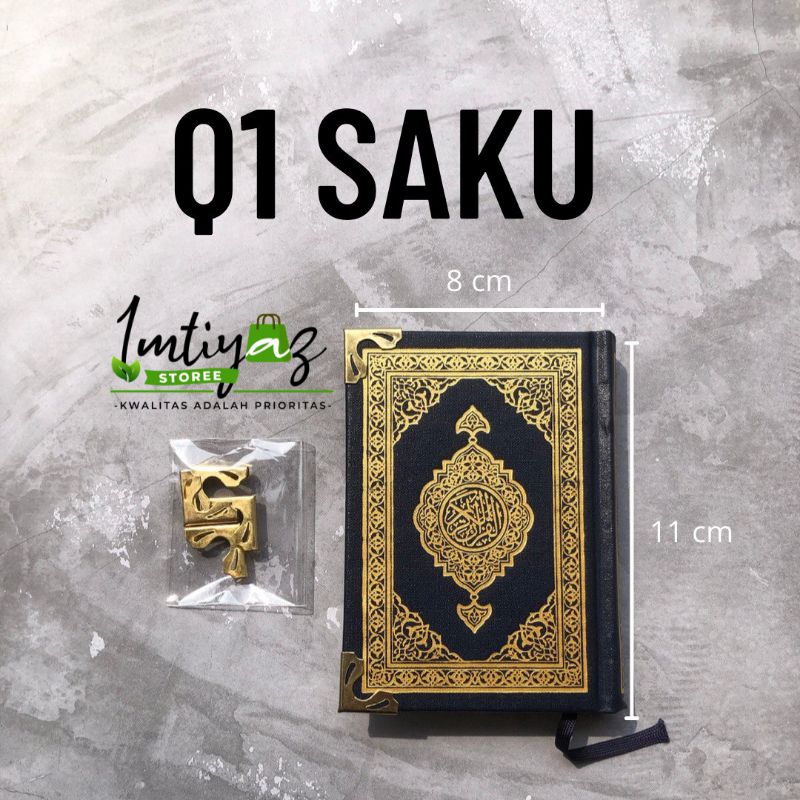 mushaf madinah Q1 saku (8x11cm) asli 100% al quran madinah ori