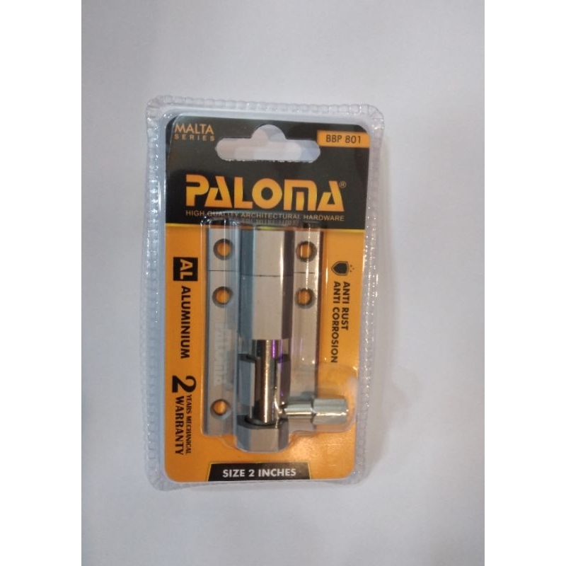 GRENDEL SLOT 2" INCH KUNCI PINTU PALOMA BBP 801