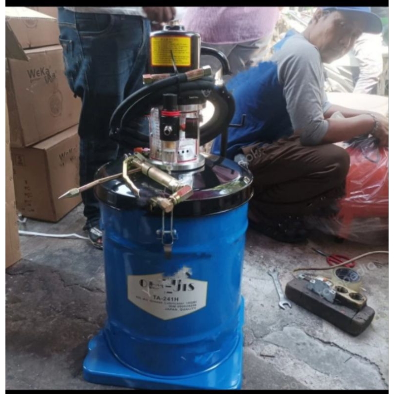 Air Grease PuMP Lubricator Pompa Gemuk 40liter OPT JIS