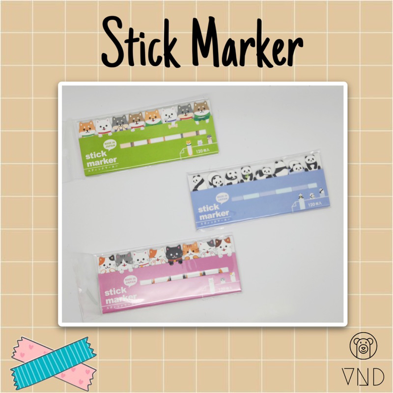 

Stick Marker ORI LOFT Japan/ Sticky Notes/ Pembatas Buku