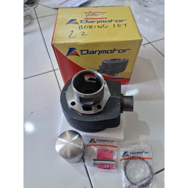 boring set lubang 2 vespa super merk DANMOTOR