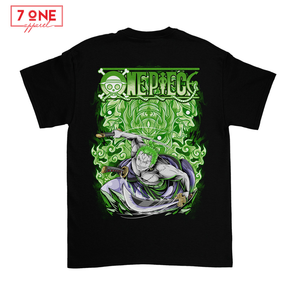 SVNONE Kaos One Piece Zoro Roronoa Zoro Original Baju Kaos Tshirt T Shirt Distro Anime One Piece Luf