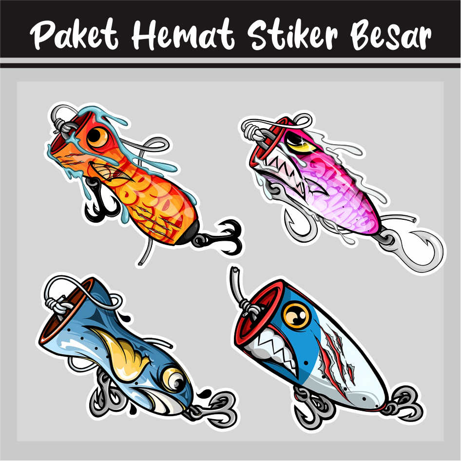 006 Sticker Mancing Brand Mancing Sticker Mancing Mania Stiker Mancing