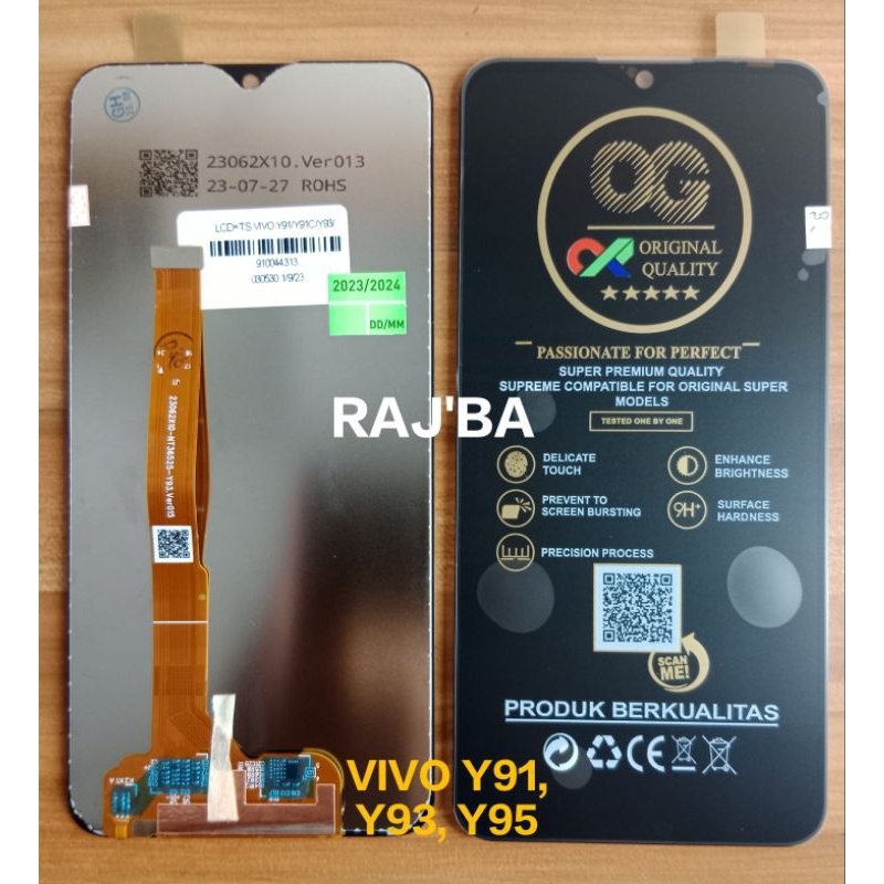 LAYAR LCD HP VIVO Y91 Y91C Y93 Y95 GRADE A KWALITAS  ORIGINAL