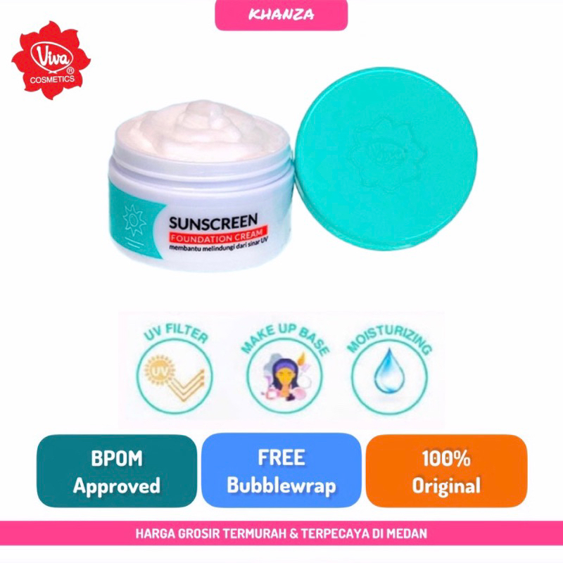 𝐊𝐡𝐚𝐧𝐳𝐚 | Viva Sunscreen Foundation - 22 Gr