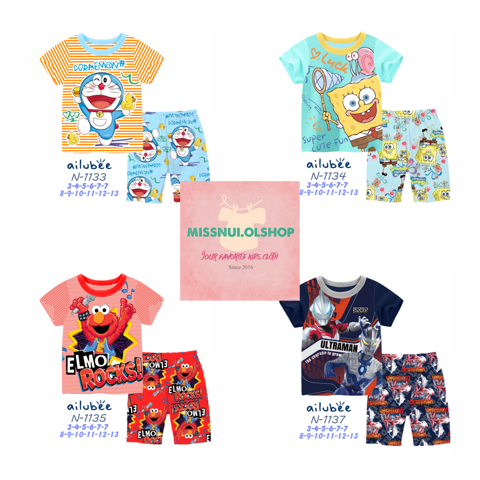 [READY] Baju Santai Anak Laki-laki Import Ailubee N - 1133, 1134, 1135, 1137