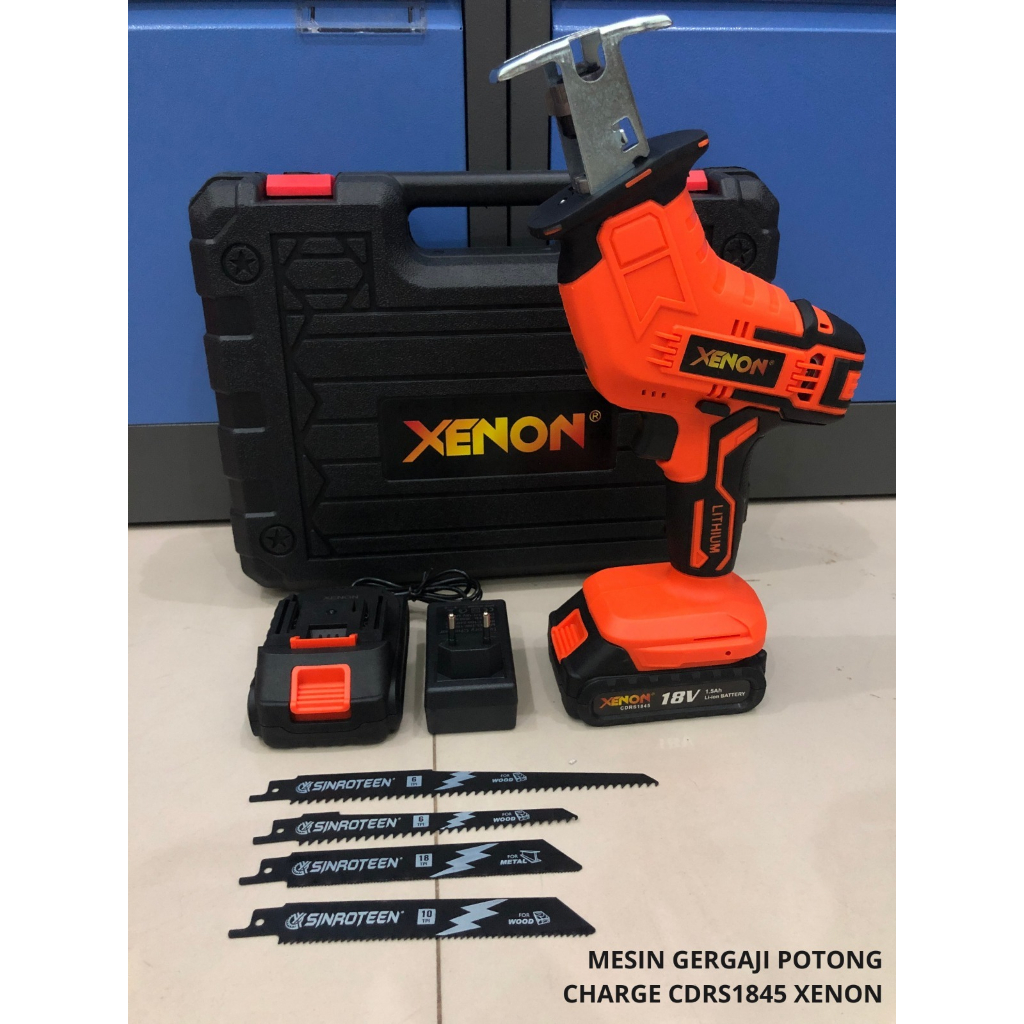 xenon CDRS 1845 mesin reciprocating saw cordless gergaji dc CDRS1845