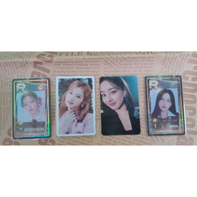 TWICE PHOTOCARD NON ALBUM AND RARE (SSJYP, BETTER HT, BENE MERCH RTB 30K, JEONGYEON, SANA, JIHYO, MI