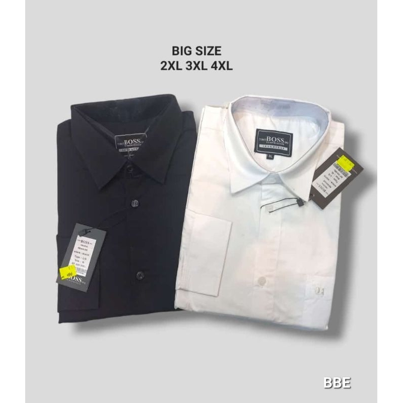 Kemeja Bigsize BOSS Panjang Pendek