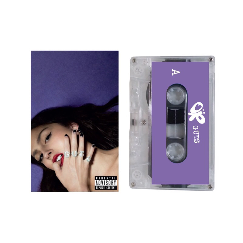 Kaset Pita Olivia Rodrigo Guts Album