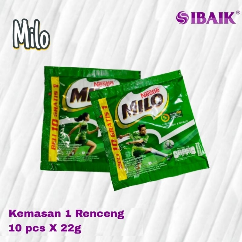 

Milo Sachet 1 renceng 10 pcs + 1 pcs X 22g Sibaik Shop