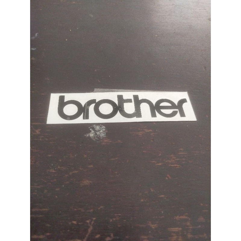 stiker mesin jahit brother