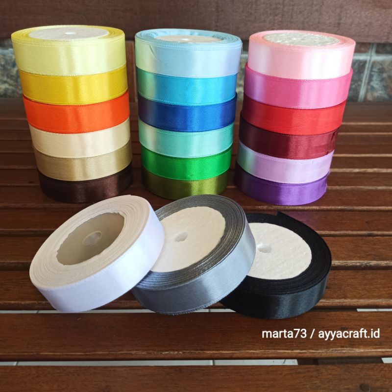 

Pita Satin 3/4" inch atau 2 cm