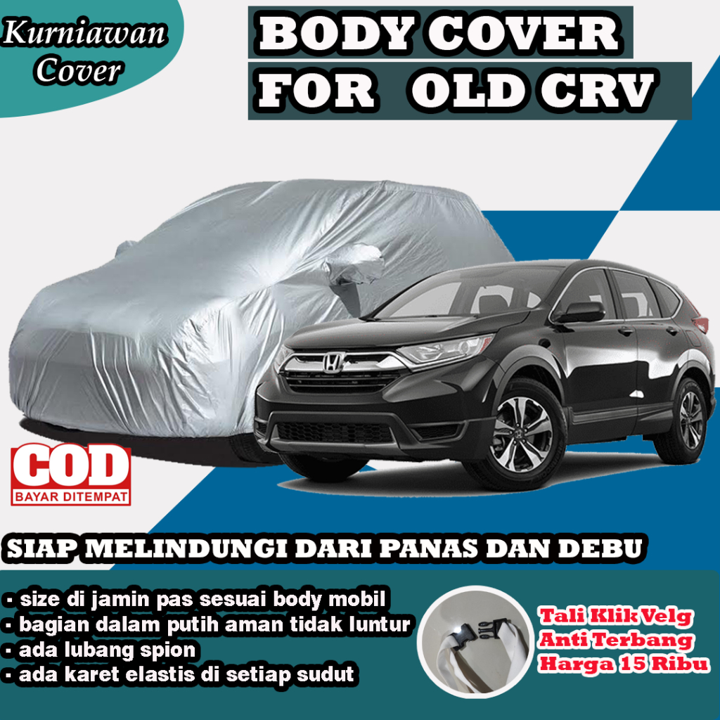 Body Cover CRV Lama / Cover mobil crv gen 2 gen 3 / Sarung mobil CRV turbo / Selimut mobil CRV gen 3