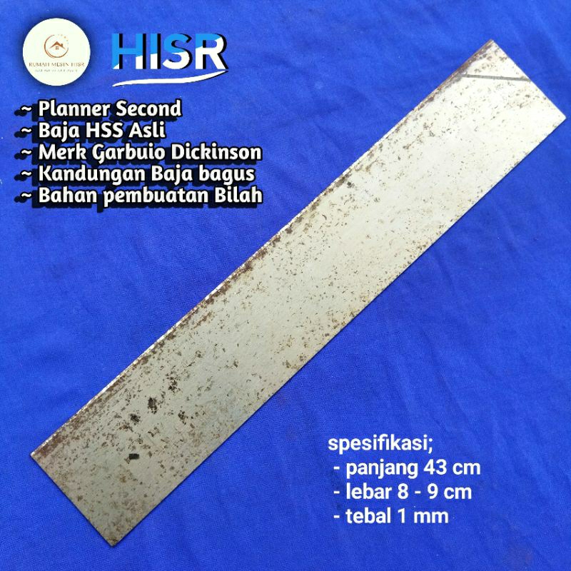 planner bekas merk garbuio Dickinson baja HSS