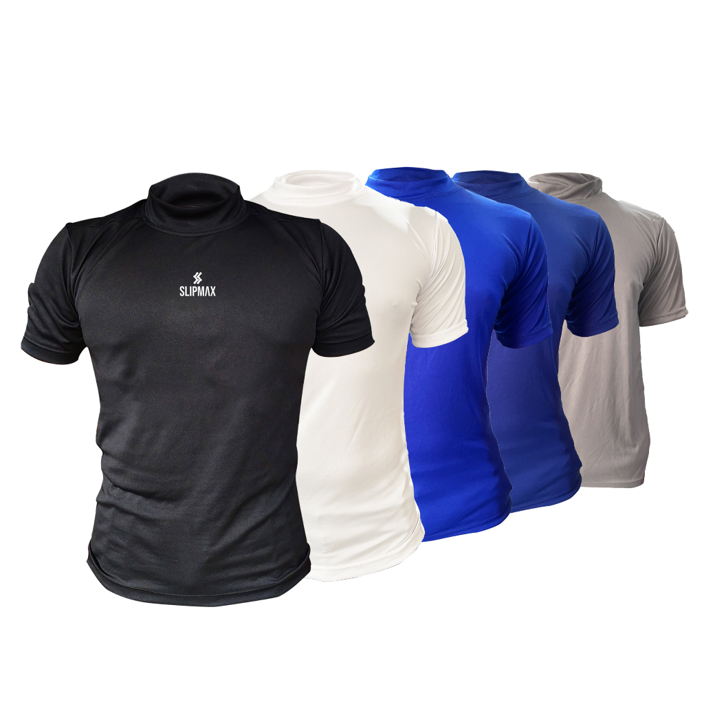 Baselayer Manset Olahraga Slipmax Lengan Pendek Gym Running