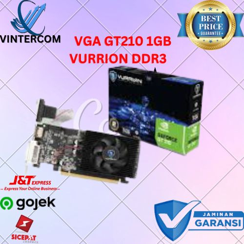 Vga NVidia GT210 1GB Vurrion DDR3 64bit Ori Real Capacity