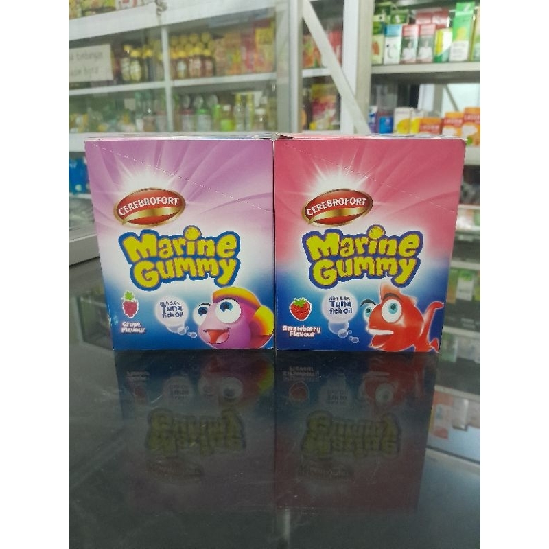 

Cerebrofort Marine Gummy Strawberry Sachet / cerebrofort marine gummy anggur / permen yupi gummy untuk anak/ stoberi/ anggur