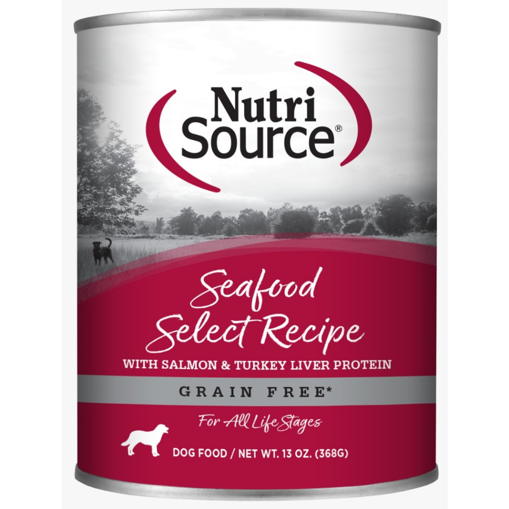 NutriSource Grain Free Seafood 13oz / Canned Dog Food