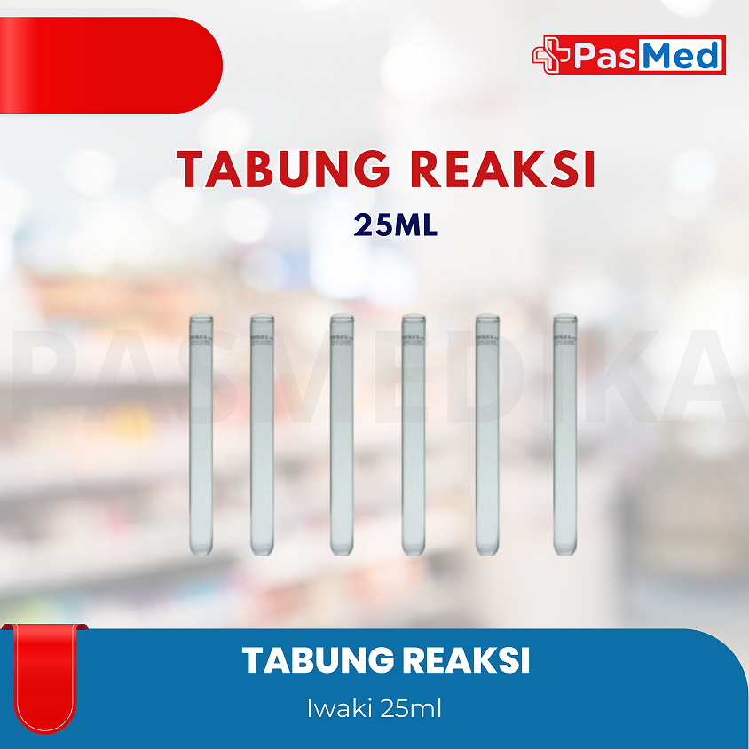 Tabung reaksi 25ml Iwaki
