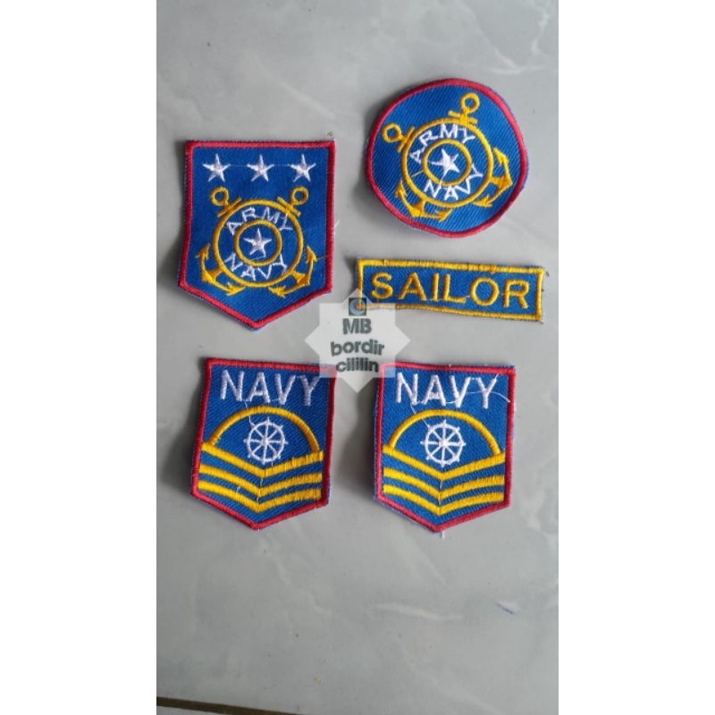 SAILOR/NAHKODA/PELAUT bordir anak