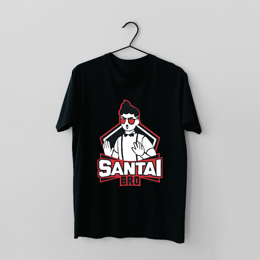 C&H KAOS EMOTE MOBILE LEGEND SANTAI BRO TSHIRT DISTRO BAJU PRIA WANITA COMBED 24s - CHML 02