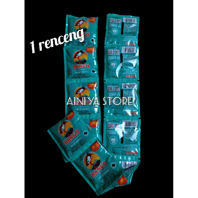 

Kecap Bango saset 1 renceng