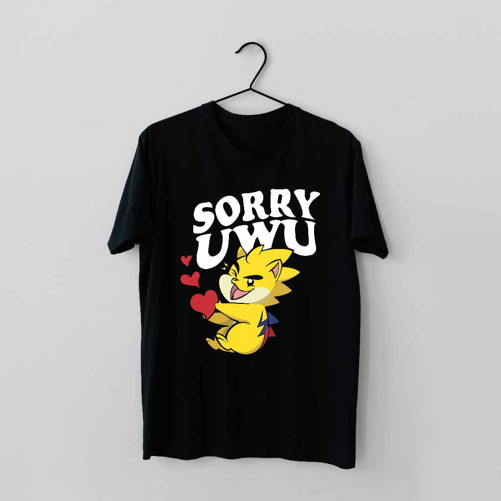 C&H KAOS EMOTE ONIC SORRY UWU MOBILE LEGEND DISTRO BAJU PRIA WANITA COMBED 24s - CHML 08