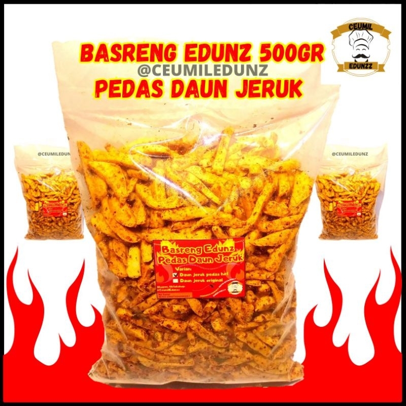 

500g BASRENG PEDAS DAUN JERUK EDUNZ.