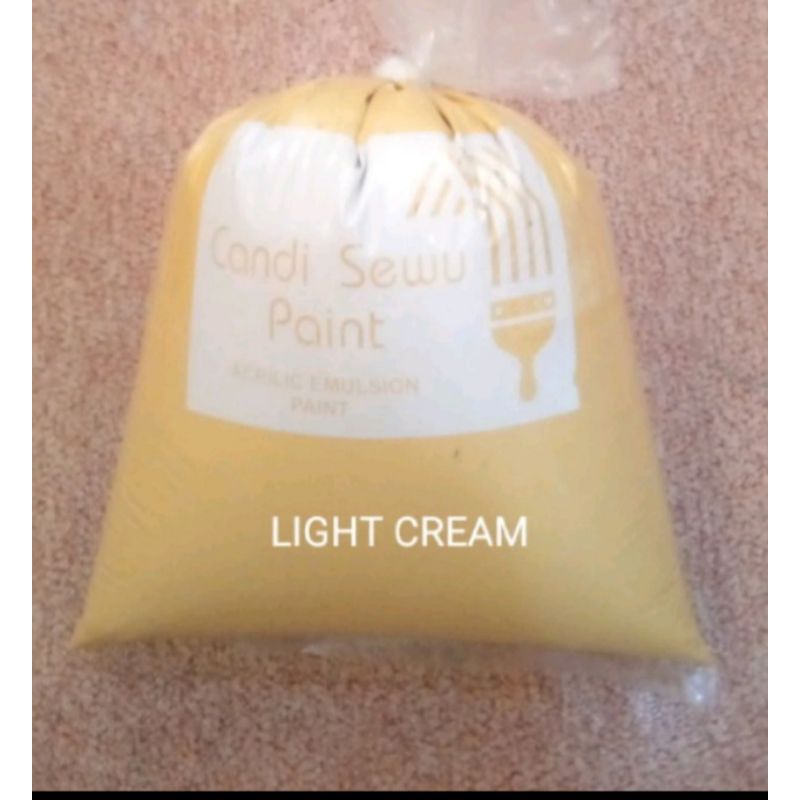 CAT TEMBOK 1 KG WARNA LIGHT CREAM