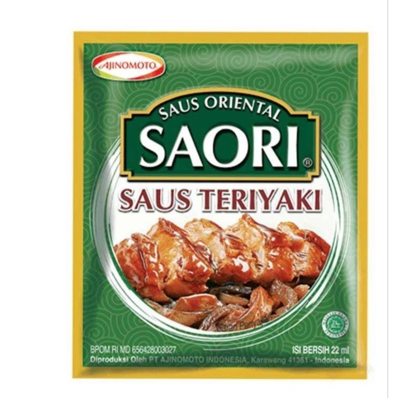 

saori saus teriyaki 22ml | saori saos teriyaki sachet