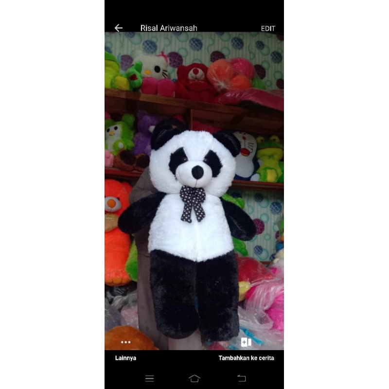 boneka panda super jumbo 1meter