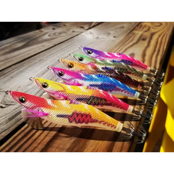 Egi YAMASHITA OH SEARCH NEON RATTLE 2.5 - Umpan Pancing Cumi - Squid Jig