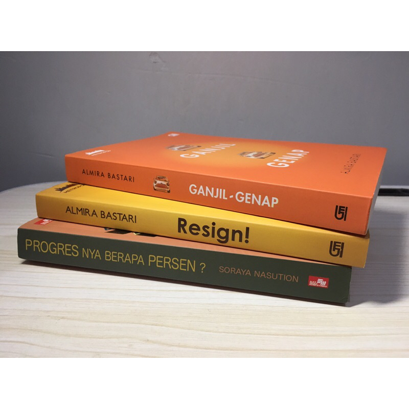 (PRELOVED NOVEL) Ganjil Genap - Resign - Progresnya Berapa Persen