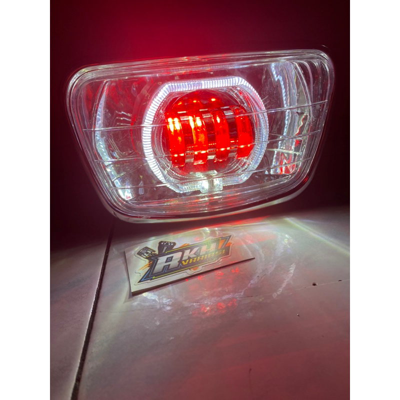lampu depan rx king variasi proji biled / reflektor lampu depan rx king variasi biled