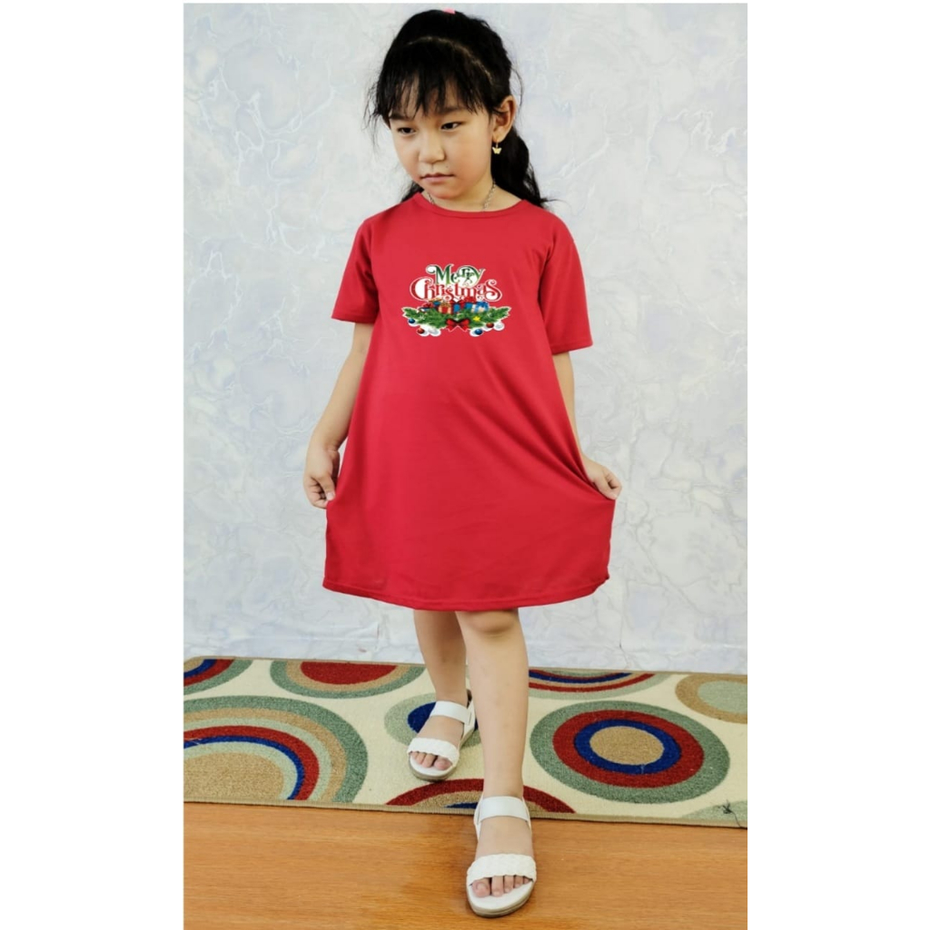 Natafashion69 ( Terbaru ) Dress anak Natal / dress Natal / Pakaian Natal / pakaian anak Perempuan / 