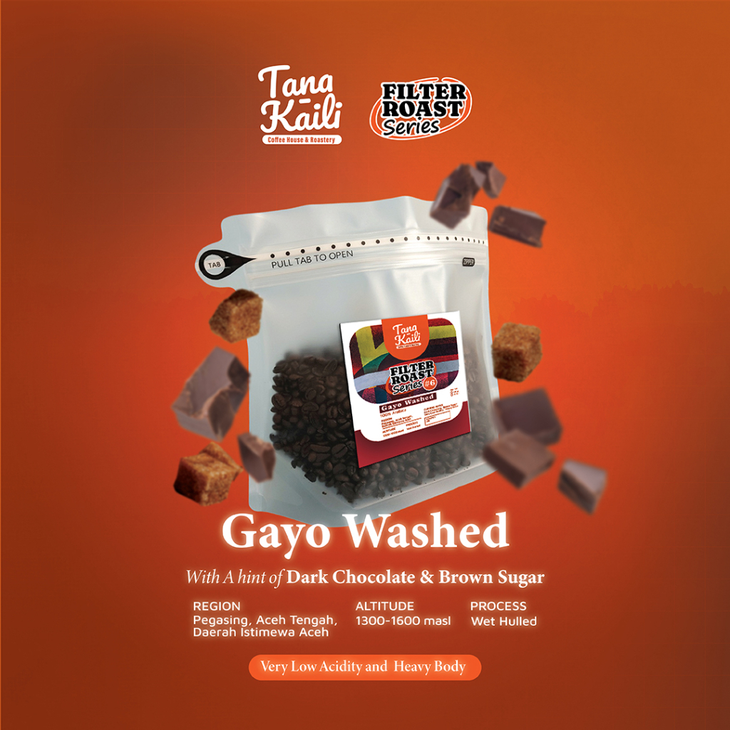 

Filter Roast Arabica Gayo Washed Natural 200gr