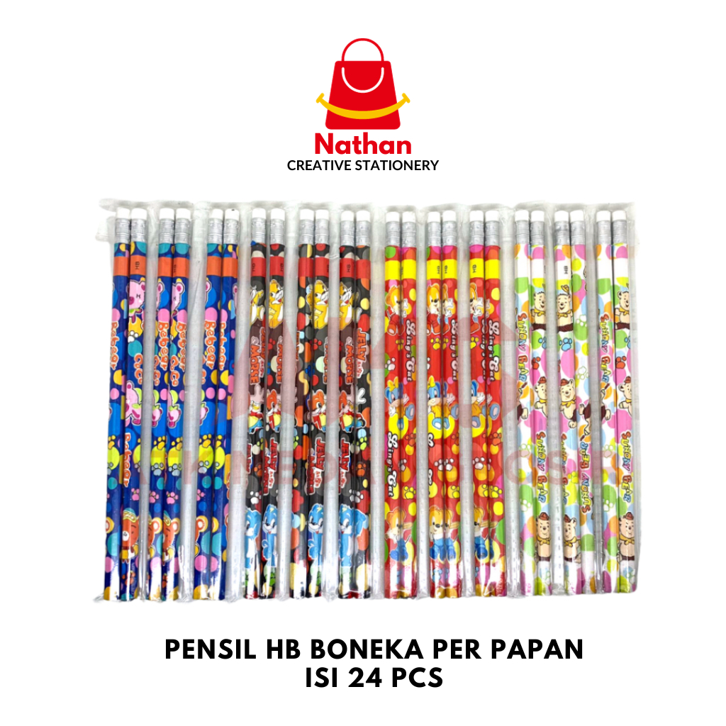 

Pensil HB Boneka Per Papan Isi 24 Pcs