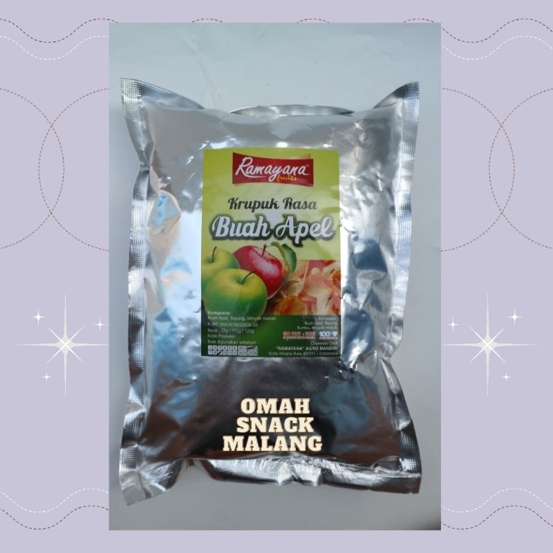 

SNACK KERUPUK KRUPUK BUAH APEL RAMAYANA 100 GRAM CAMILAN KEKINIAN ENAK MURAH OLEH-OLEH KHAS BATU MALANG