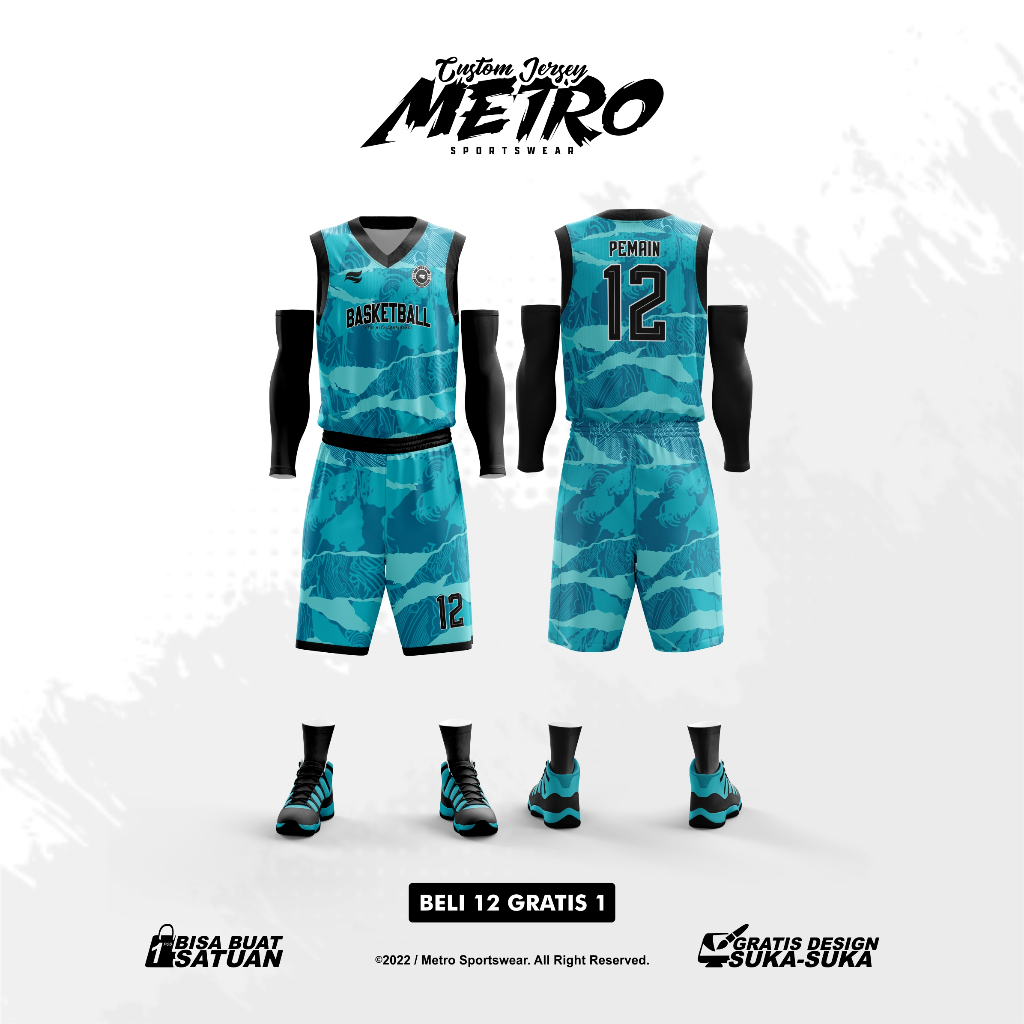 Custom Jersey Basketball Full Printing