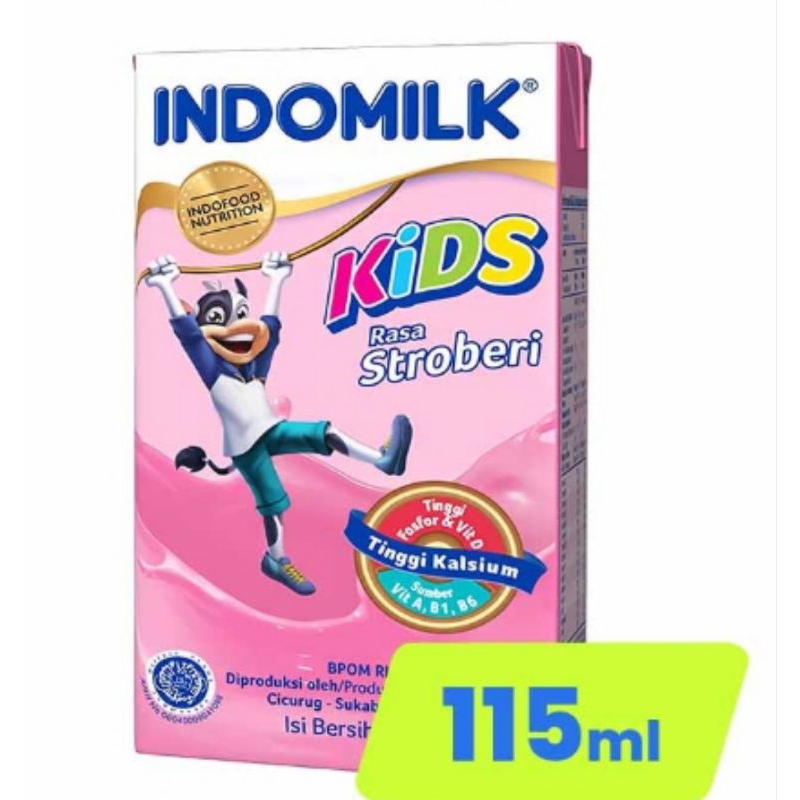 

Indomilk kids susu UHT stroberi 115ml