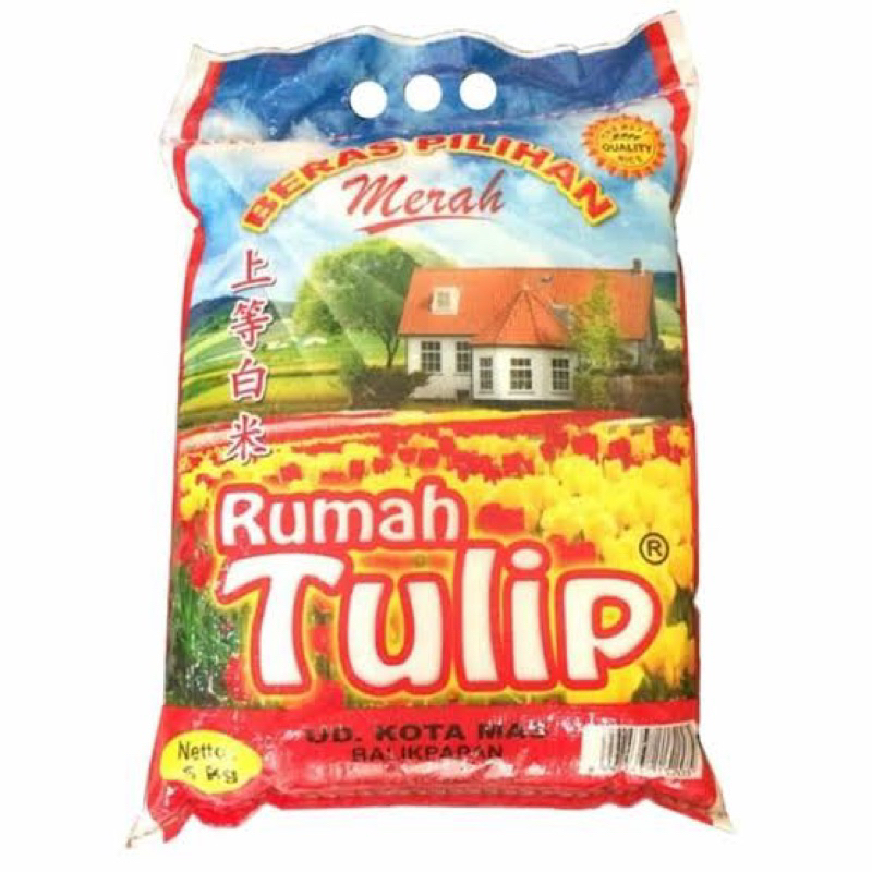 

beras rumah tulip 5kg (REKOMEN)