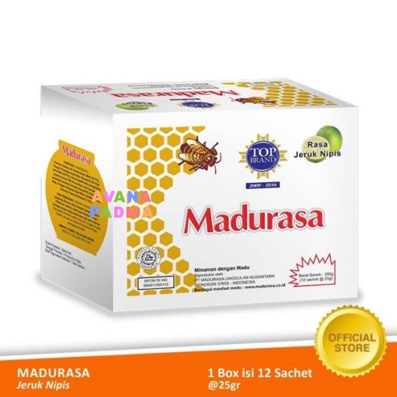 

Madurasa Jeruk Nipis 1 Box (12 Sachet)
